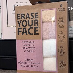 Reusable Makeup Removing Cloths - Pink, Cream, White